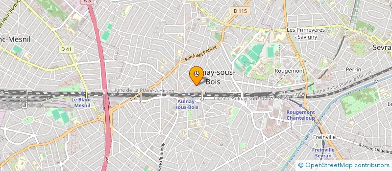 localisation de l'entreprise MONSIEUR CLEMENT JAROSZ à AULNAY-SOUS-BOIS