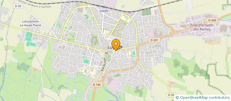 localisation de l'entreprise MONSIEUR CLEMENT JAUD  LUCON