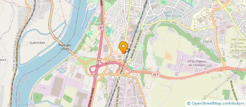 localisation de l'entreprise MONSIEUR CLEMENT JEAN-NICOLAS ROSTAING CAPAILLON  VALENCE