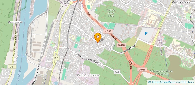 localisation de l'entreprise MONSIEUR CLEMENT JOSEPH  PETIT-COURONNE