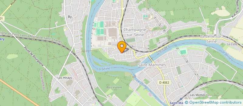 localisation de l'entreprise MONSIEUR CLEMENT JOUAN  CHAMPAGNE-SUR-SEINE