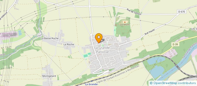 localisation de l'entreprise MONSIEUR CLEMENT JOUGLET  GRANDE-PAROISSE (LA)