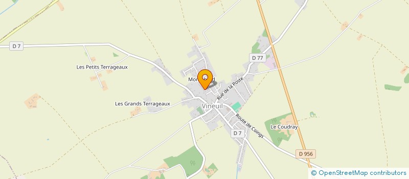 localisation de l'entreprise MONSIEUR CLEMENT JOUSSELIN  VINEUIL