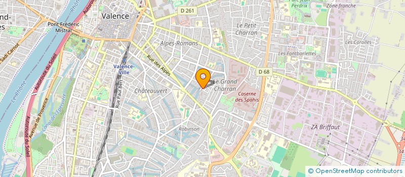 localisation de l'entreprise MONSIEUR CLEMENT JULIEN à VALENCE