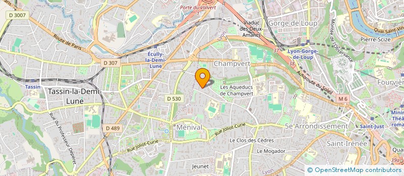 localisation de l'entreprise MONSIEUR CLEMENT JULLIEN à LYON