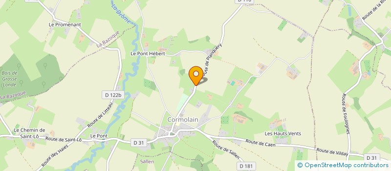 localisation de l'entreprise MONSIEUR CLEMENT JUSTIN à CORMOLAIN
