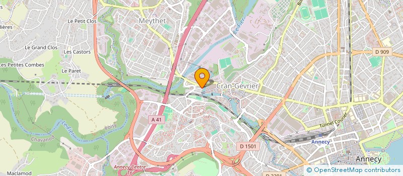 localisation de l'entreprise MONSIEUR CLEMENT KAMARA  POISY