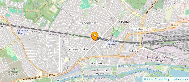 localisation de l'entreprise MONSIEUR CLEMENT KER  CHELLES