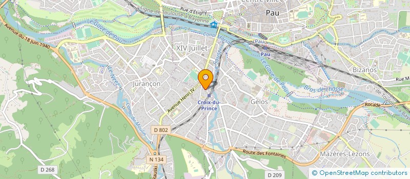 localisation de l'entreprise MONSIEUR CLEMENT KOCH  JURANCON