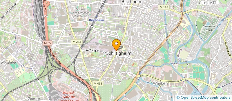 localisation de l'entreprise MONSIEUR CLEMENT KOESTEL  SCHILTIGHEIM