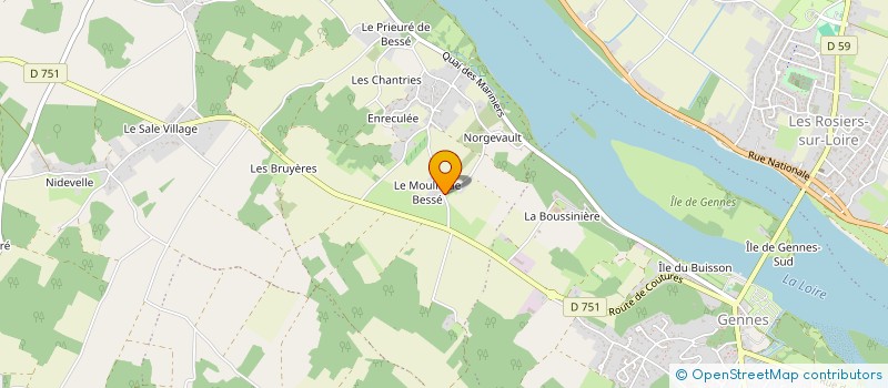 localisation de l'entreprise MONSIEUR CLEMENT KORENBAUM  GENNES-VAL-DE-LOIRE