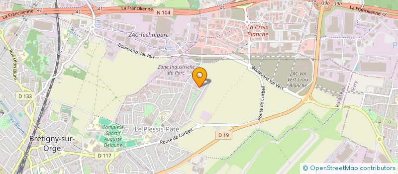 localisation de l'entreprise MONSIEUR CLEMENT KOZERA  LE PLESSIS-PATE