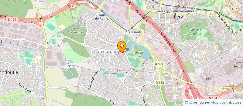 localisation de l'entreprise MONSIEUR CLEMENT KROL VEL FARMAS  EVRY-COURCOURONNES