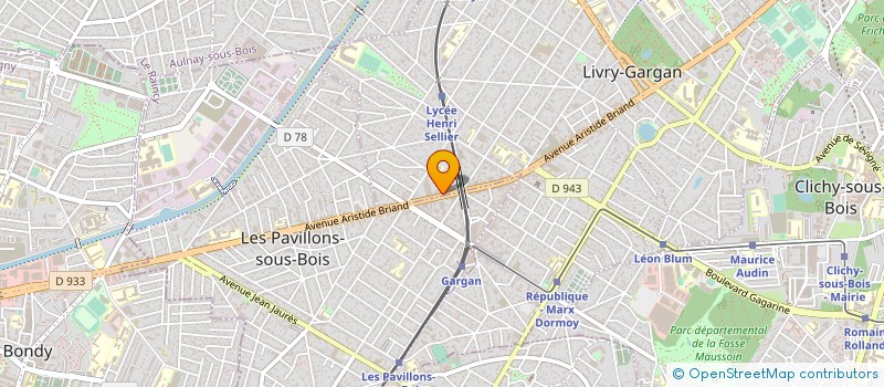 localisation de l'entreprise MONSIEUR CLEMENT KUEFOUET  LIVRY-GARGAN