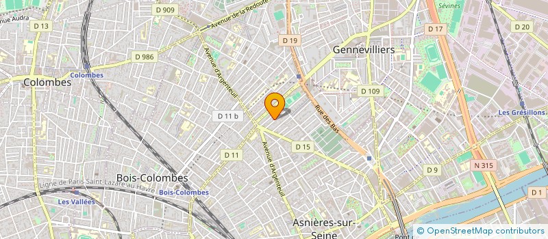 localisation de l'entreprise MONSIEUR CLEMENT KUZMA  ASNIERES-SUR-SEINE