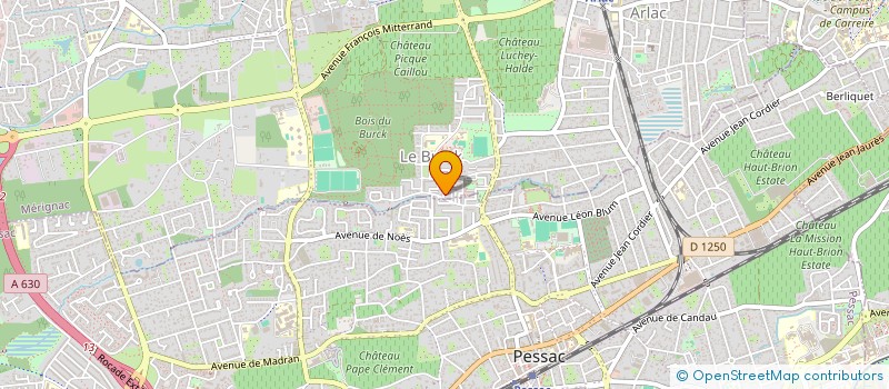 localisation de l'entreprise MONSIEUR CLEMENT LABADIE  MERIGNAC