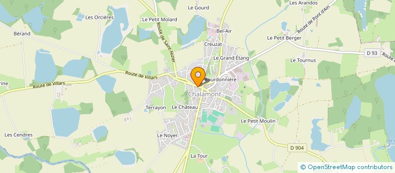 localisation de l'entreprise MONSIEUR CLEMENT LACATON à CHALAMONT