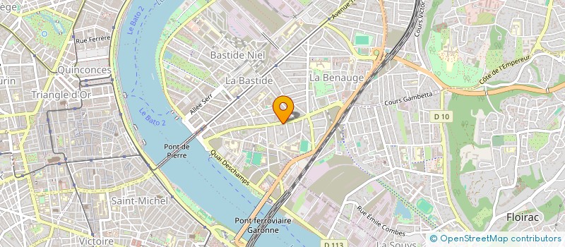 localisation de l'entreprise MONSIEUR CLEMENT LACOSTE  BORDEAUX