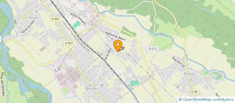 localisation de l'entreprise MONSIEUR CLEMENT LAFFORGUE  BOEIL-BEZING