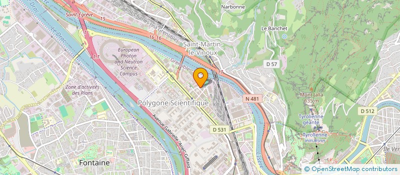 localisation de l'entreprise MONSIEUR CLEMENT LAFON à GRENOBLE