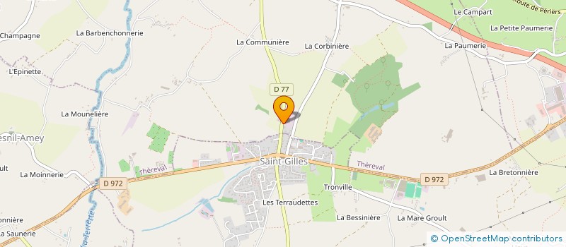 localisation de l'entreprise MONSIEUR CLEMENT LAGATTU  THEREVAL