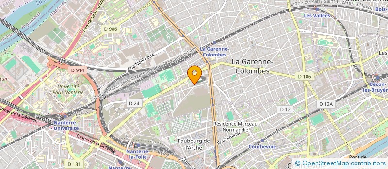 localisation de l'entreprise MONSIEUR CLEMENT LAGUNEGRAND  LA GARENNE-COLOMBES