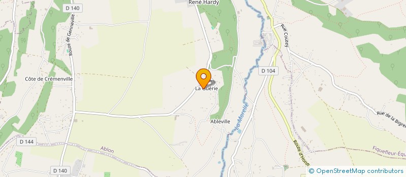 localisation de l'entreprise MONSIEUR CLEMENT LAHAYE  ABLON