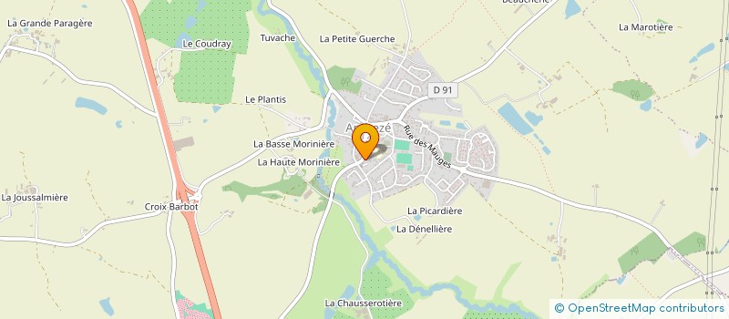 localisation de l'entreprise MONSIEUR CLEMENT LAIGLE à BEAUPREAU-EN-MAUGES