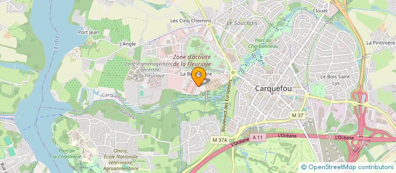 localisation de l'entreprise MONSIEUR CLEMENT LALANDE à CARQUEFOU