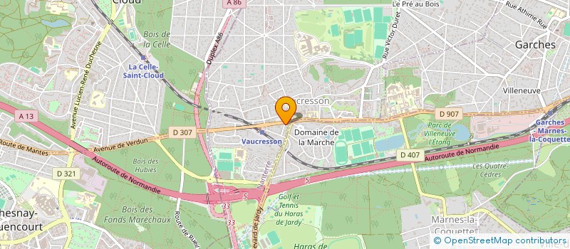 localisation de l'entreprise MONSIEUR CLEMENT LALLEMAND  VAUCRESSON