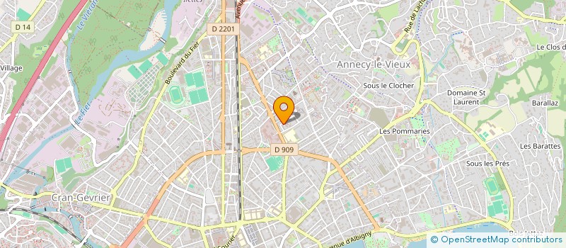 localisation de l'entreprise MONSIEUR CLEMENT LAMBERT à ANNECY