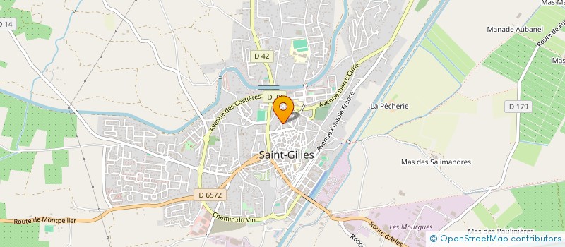 localisation de l'entreprise MONSIEUR CLEMENT LAMURE  SAINT-GILLES