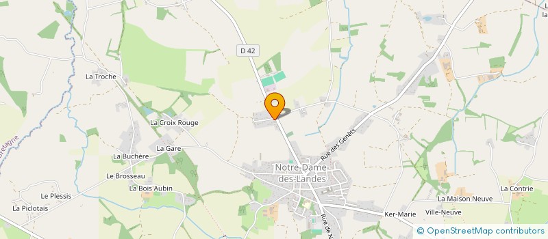 localisation de l'entreprise MONSIEUR CLEMENT LANCELOT  NOTRE-DAME-DES-LANDES