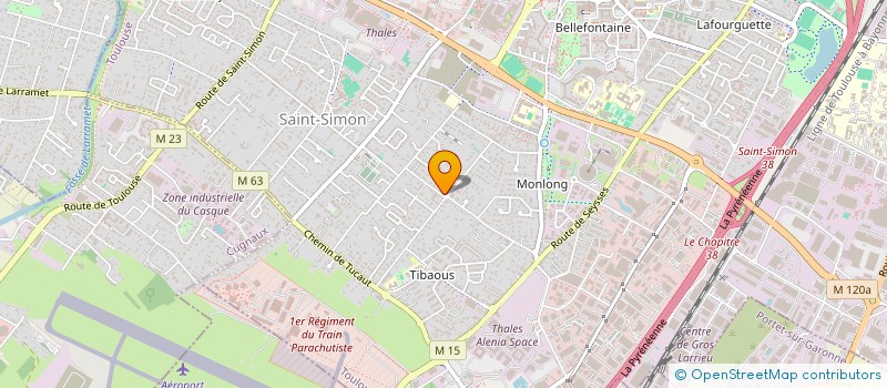 localisation de l'entreprise MONSIEUR CLEMENT LANDRIEUX à TOULOUSE