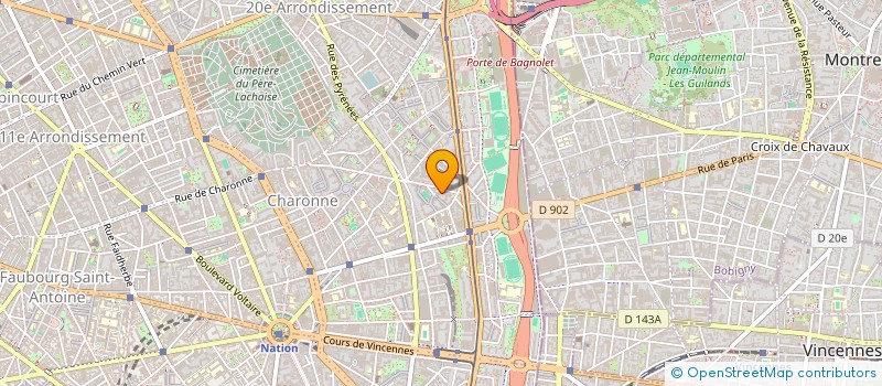 localisation de l'entreprise MONSIEUR CLEMENT LANOUE  PARIS