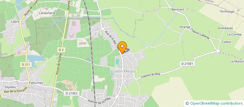 localisation de l'entreprise MONSIEUR CLEMENT LAPOUGE  LUDON-MEDOC