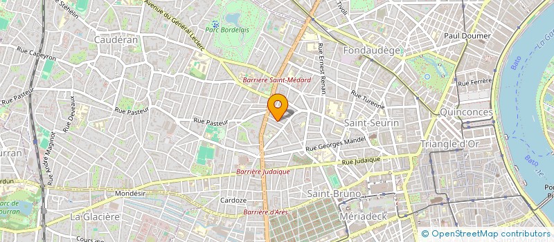 localisation de l'entreprise MONSIEUR CLEMENT LAPOUJADE à BORDEAUX