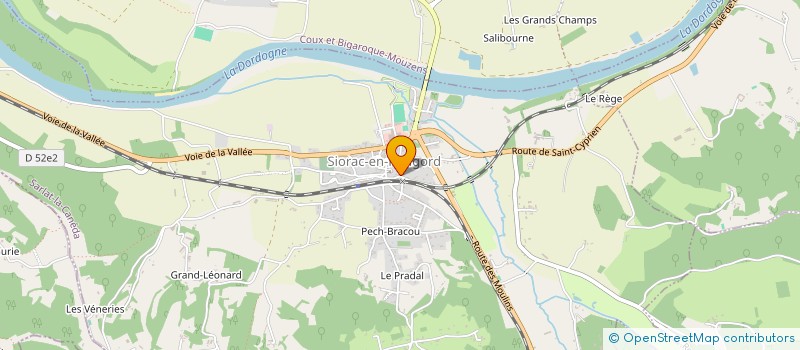 localisation de l'entreprise MONSIEUR CLEMENT LAQUERRIERE  SIORAC-EN-PERIGORD