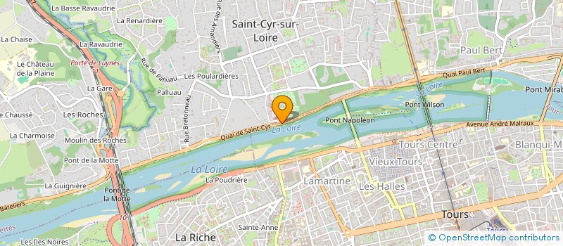 localisation de l'entreprise MONSIEUR CLEMENT LARDEAU  SAINT-CYR-SUR-LOIRE