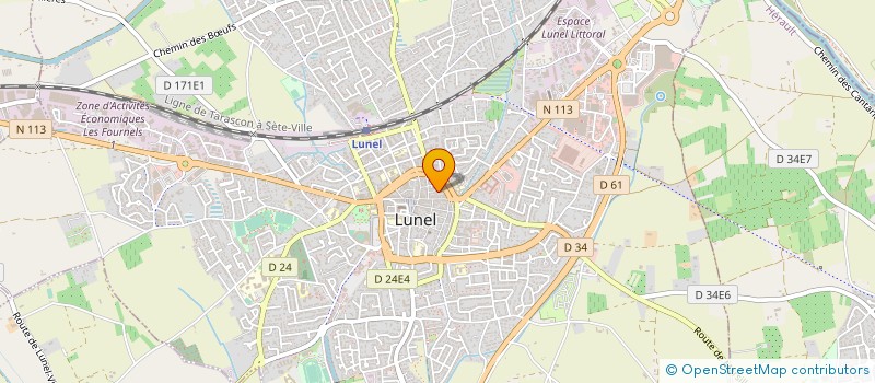 localisation de l'entreprise MONSIEUR CLEMENT LARDENOIS  LUNEL