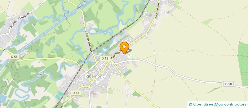 localisation de l'entreprise MONSIEUR CLEMENT LARDY  RIBEMONT