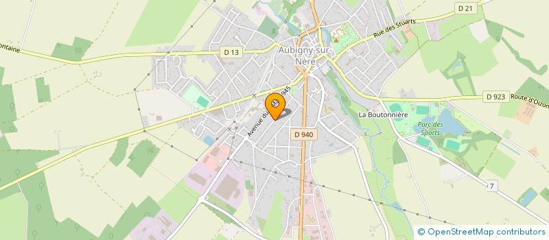 localisation de l'entreprise MONSIEUR CLEMENT LARPENT  AUBIGNY-SUR-NERE