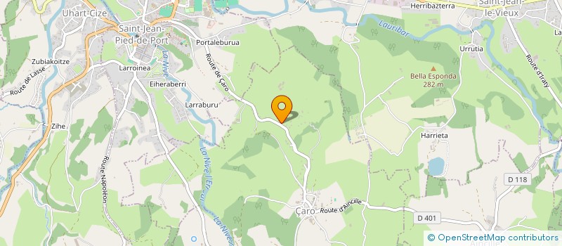 localisation de l'entreprise MONSIEUR CLEMENT LARRAMENDY  CARO
