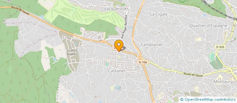 localisation de l'entreprise MONSIEUR CLEMENT LARROUY  NIMES