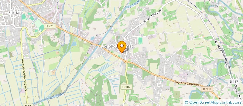 localisation de l'entreprise MONSIEUR CLEMENT LARTIGUE  LORIOL-DU-COMTAT