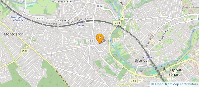 localisation de l'entreprise MONSIEUR CLEMENT LASFONT  BRUNOY