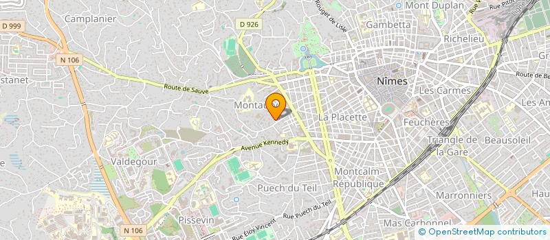 localisation de l'entreprise MONSIEUR CLEMENT LASSERRE  NIMES