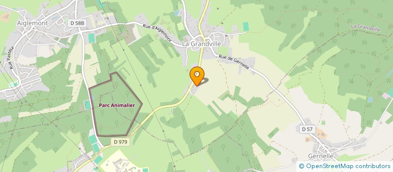 localisation de l'entreprise MONSIEUR CLEMENT LAURENCE  LA GRANDVILLE