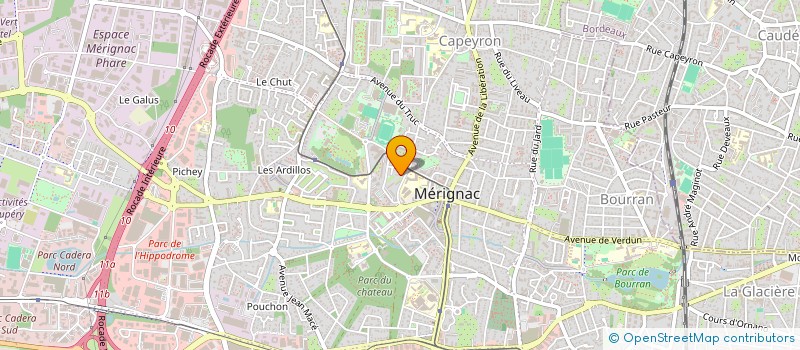 localisation de l'entreprise MONSIEUR CLEMENT LAVAUD  MERIGNAC