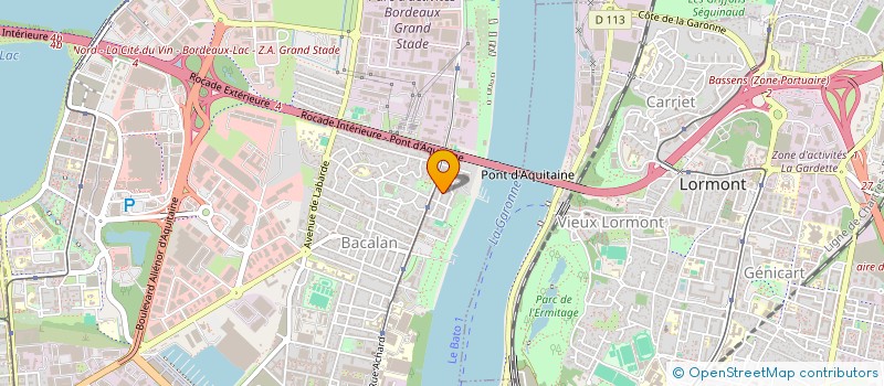 localisation de l'entreprise MONSIEUR CLEMENT LAZARE  BORDEAUX